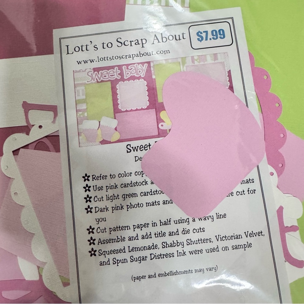 Sweet Baby Decor Kit - Pink
